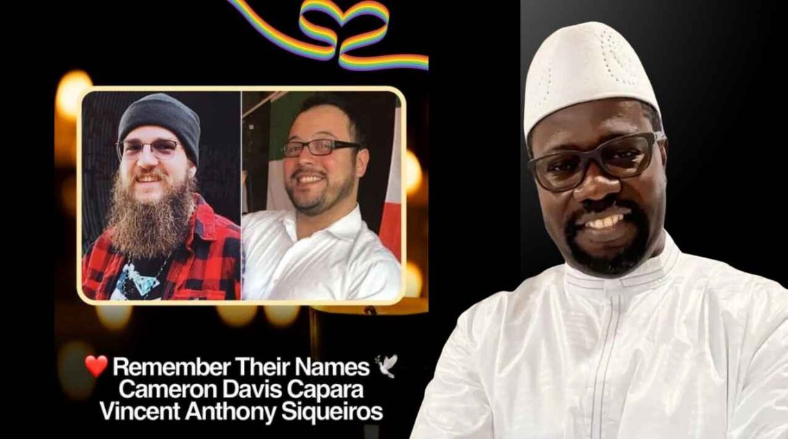 Bilder fra BGay.com's Post og New York Post. Cameron Davis Capara (33) og Vincent Anthony Siqueiros (42) ble drept av den gambiske innvandreren Ousman Ceesay fordi de var homofile. Bilder fra BGay.com's Post og New York Post. Cameron Davis Capara (33) og Vincent Anthony Siqueiros (42) ble drept av den gambiske innvandreren Ousman Ceesay fordi de var homofile.