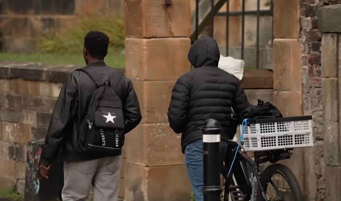Stillbilde: ITV News / YouTube. Stillbilde: ITV News / YouTube.