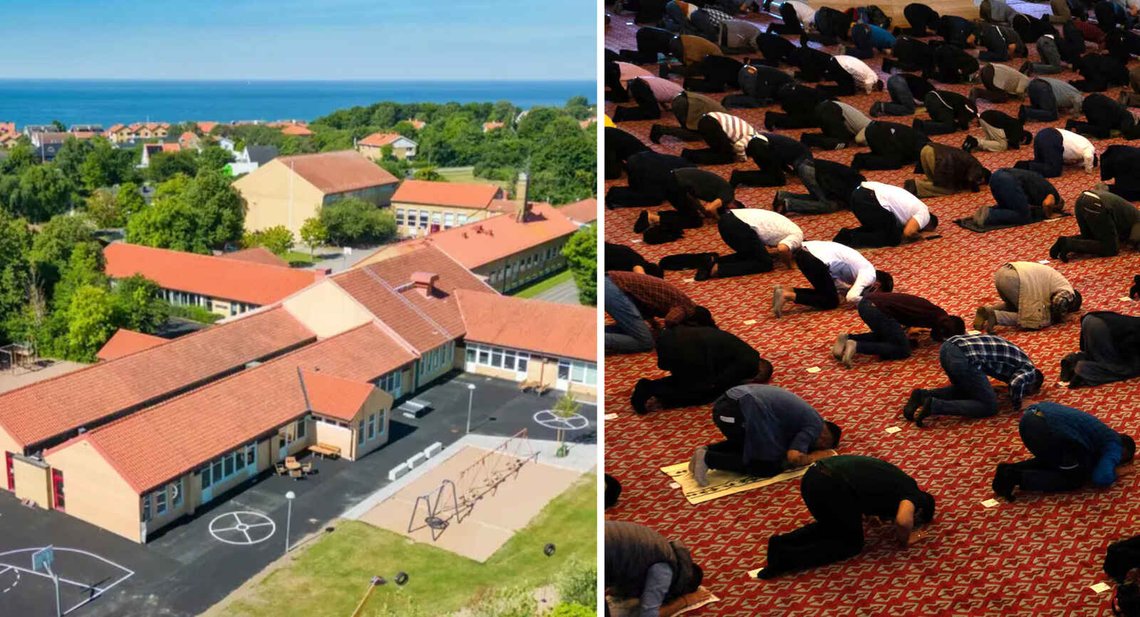 Ni år gamle elever ved en skole i Sverige måtte knele for Allah. Foto: Höganäs kommune /arkivbilde/ Fria Tider Ni år gamle elever ved en skole i Sverige måtte knele for Allah. Foto: Höganäs kommune /arkivbilde/ Fria Tider