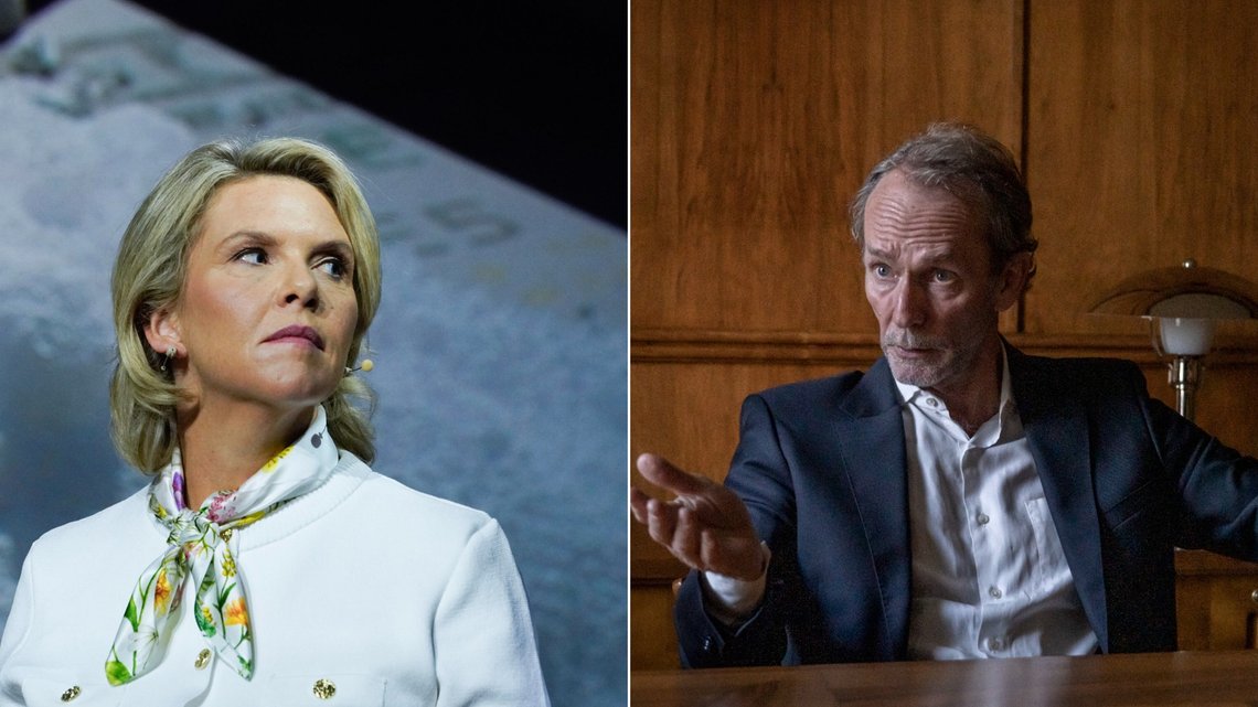 FrP-leder Sylvi Listhaug (t.v.) og sjeføkonom Harald Magnus Andreassen i SpareBank 1 Markets. Foto: Ole Berg-Rusten / NTB. FrP-leder Sylvi Listhaug (t.v.) og sjeføkonom Harald Magnus Andreassen i SpareBank 1 Markets. Foto: Ole Berg-Rusten / NTB.