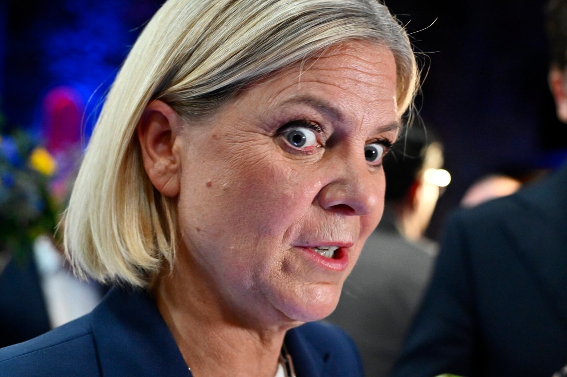 GÄVLE, SVERIGE 20260911
Socialdemokraternas partiledare Magdalena Andersson (S) efter fredagens partiledardebatt i SVT.
Foto: Anders Wiklund / TT / Kod 10040 GÄVLE, SVERIGE 20260911
Socialdemokraternas partiledare Magdalena Andersson (S) efter fredagens partiledardebatt i SVT.
Foto: Anders Wiklund / TT / Kod 10040