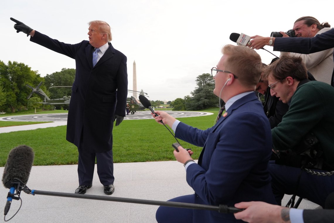 President Donald Trump speaks on the South Lawn of the White House, Wednesday Sept. 23, 2026, in Washington, after greeting China's President Xi Jinping at Joint Base Andrews. (AP Photo/Jacquelyn Martin) President Donald Trump speaks on the South Lawn of the White House, Wednesday Sept. 23, 2026, in Washington, after greeting China's President Xi Jinping at Joint Base Andrews. (AP Photo/Jacquelyn Martin)