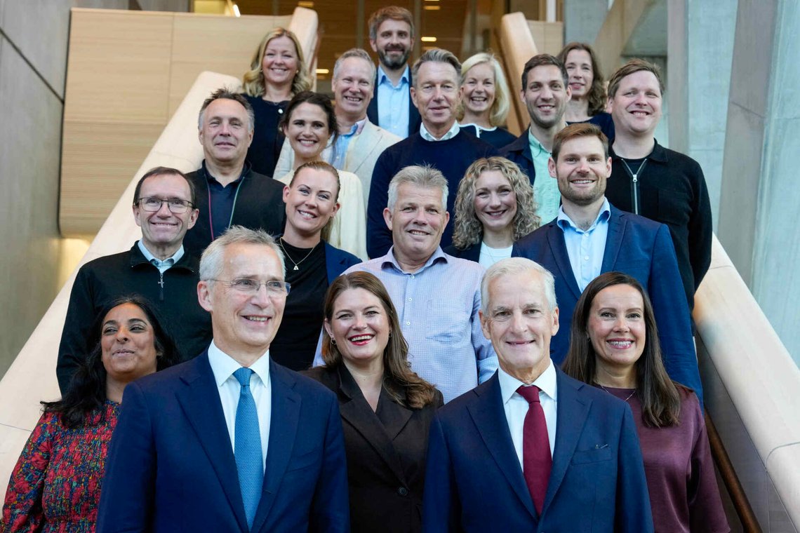Oslo 20260827.
Regjeringen samles til budsjettkonferanse på Statsministerens kontor. Statsminister Jonas Gahr Støre og finansminister Jens Stoltenberg møter pressen.
Foto: Ole Berg-Rusten / NTB Oslo 20260827.
Regjeringen samles til budsjettkonferanse på Statsministerens kontor. Statsminister Jonas Gahr Støre og finansminister Jens Stoltenberg møter pressen.
Foto: Ole Berg-Rusten / NTB