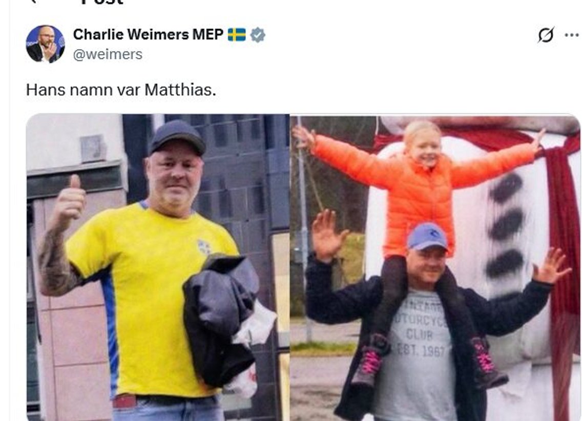 Skjermbilde fra X. Skjermbilde fra X.