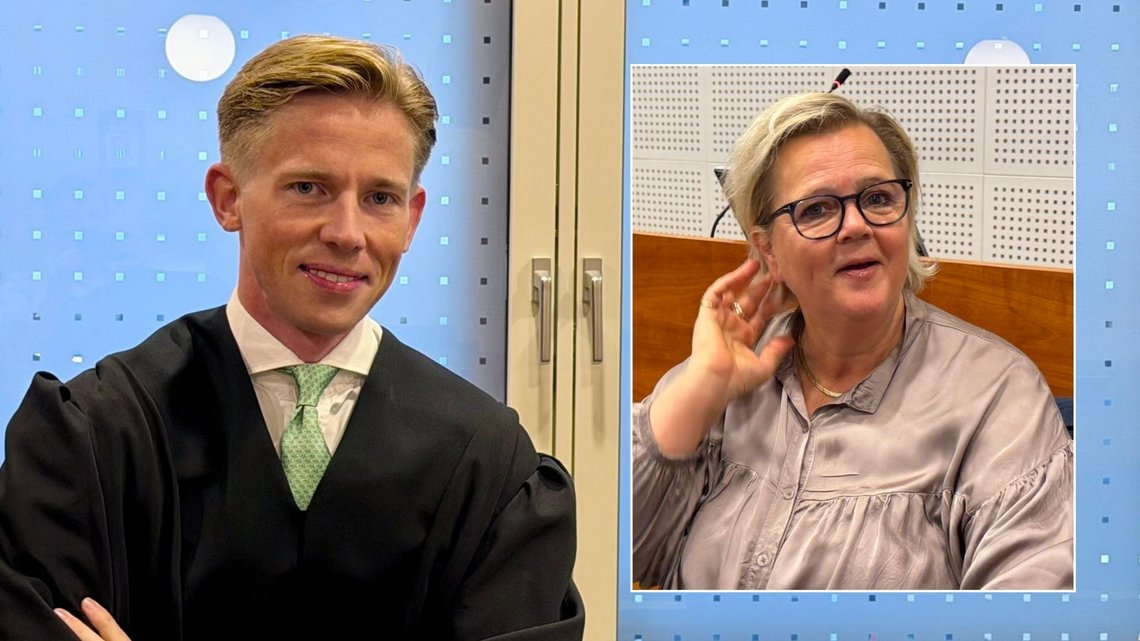 Advokat ved Regjeringsadvokaten Oskar Vegheim mente saken var preget av «konspirasjoner» og bar preg av påstander «uten forankring i virkeligheten». Foto: Espen Teigen (Document) Advokat ved Regjeringsadvokaten Oskar Vegheim mente saken var preget av «konspirasjoner» og bar preg av påstander «uten forankring i virkeligheten». Foto: Espen Teigen (Document)