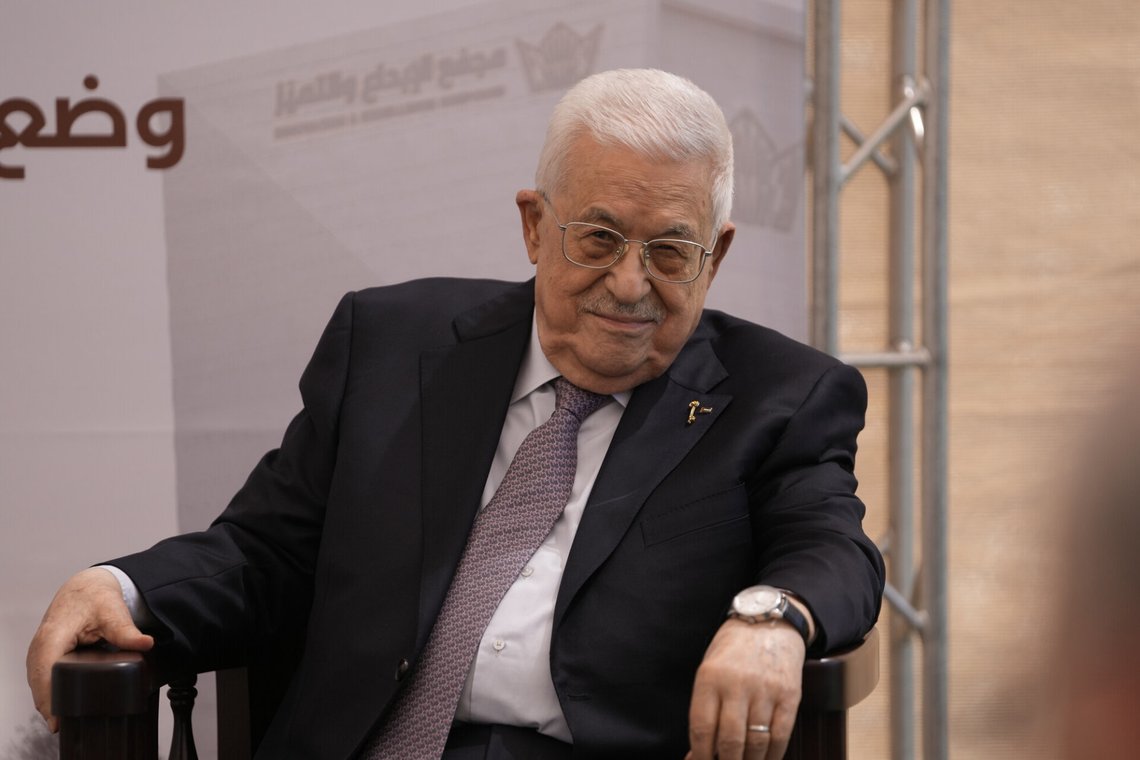 Palestinian President Mahmoud Abbas attends the inauguration ceremony of the Innovation and Excellence Compound in the West Bank city of Ramallah, Wednesday, Sept. 9, 2026. (AP Photo/Mahmoud Illean) Palestinian President Mahmoud Abbas attends the inauguration ceremony of the Innovation and Excellence Compound in the West Bank city of Ramallah, Wednesday, Sept. 9, 2026. (AP Photo/Mahmoud Illean)