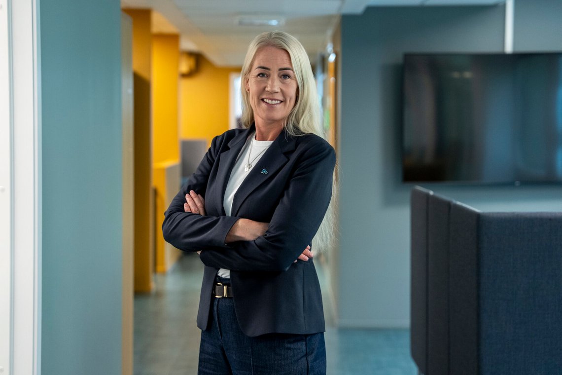 Oslo 20260821.
Portrett av Mette Fossum, direktør i Forbrukerrådet, fotografert i Forbrukerrådets lokaler i Oslo.
Foto: Rodrigo Freitas / NTB Oslo 20260821.
Portrett av Mette Fossum, direktør i Forbrukerrådet, fotografert i Forbrukerrådets lokaler i Oslo.
Foto: Rodrigo Freitas / NTB