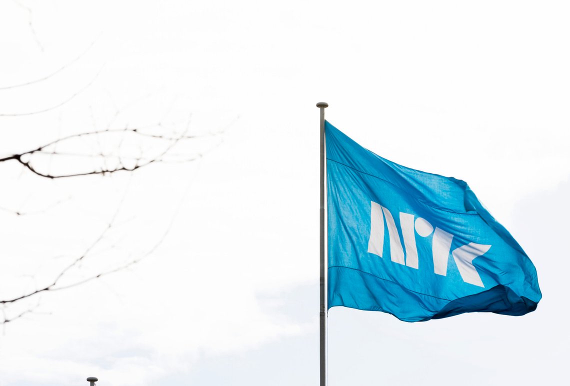 Oslo 20180410.
Norsk Rikskringkasting NRK på Marienlyst. Her NRK logo på flagg.
Foto: Gorm Kallestad / NTB Oslo 20180410.
Norsk Rikskringkasting NRK på Marienlyst. Her NRK logo på flagg.
Foto: Gorm Kallestad / NTB