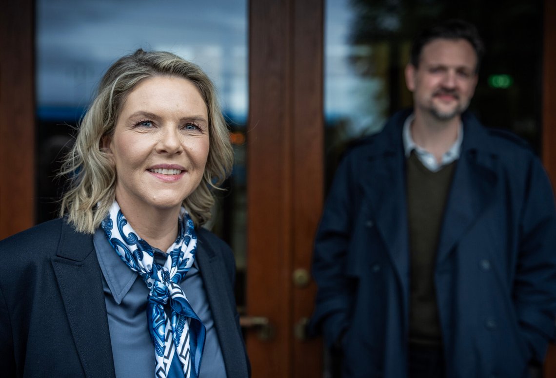 Oslo 20261013.
Partiledererne Sylvi Listhaug (FrP) og Dag-Inge Ulstein (KrF) under et intervju tirsdag.
Foto: Ole Berg-Rusten / NTB Oslo 20261013.
Partiledererne Sylvi Listhaug (FrP) og Dag-Inge Ulstein (KrF) under et intervju tirsdag.
Foto: Ole Berg-Rusten / NTB
