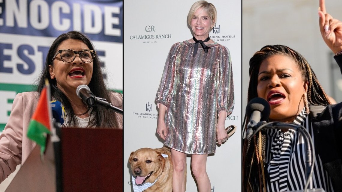 Kongressmedlem Rashida Tlaib i Dearborn, Michigan, i 2024. Foto: Shutterstock av Maxim Elramsisy. Selma Blair og hennes førerhund 1. mai 2026. Foto: Shutterstock av Kathy Hutchins. Kongressmedlem Cori Bush. Foto: Shutterstock av Shala W. Graham. Kongressmedlem Rashida Tlaib i Dearborn, Michigan, i 2024. Foto: Shutterstock av Maxim Elramsisy. Selma Blair og hennes førerhund 1. mai 2026. Foto: Shutterstock av Kathy Hutchins. Kongressmedlem Cori Bush. Foto: Shutterstock av Shala W. Graham.