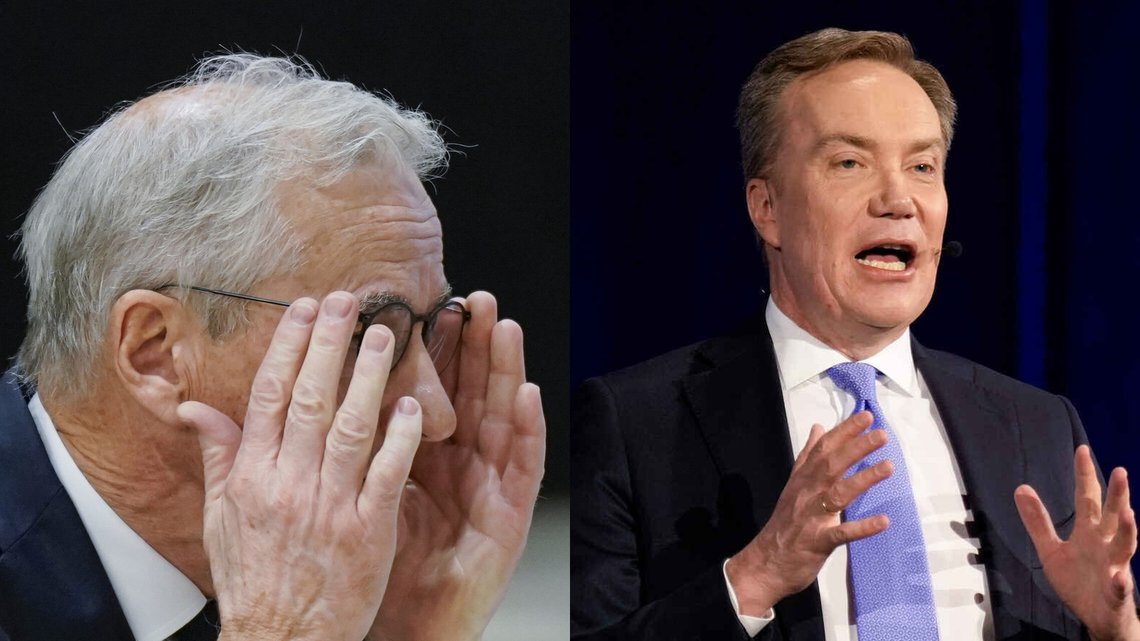 Jonas Gahr Støre (t.v.) og Børge Brende. Foto: Cornelius Poppe og Heiko Junge / NTB. Jonas Gahr Støre (t.v.) og Børge Brende. Foto: Cornelius Poppe og Heiko Junge / NTB.