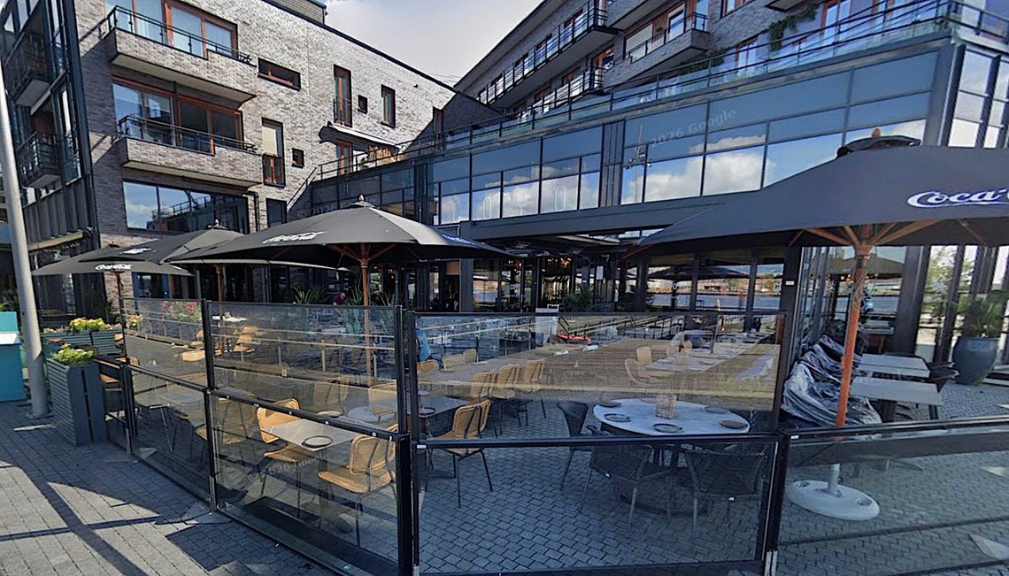 Utsikt til restaurant Coyo på Sørenga i Oslo i august 2024. Foto: Google Maps. Utsikt til restaurant Coyo på Sørenga i Oslo i august 2024. Foto: Google Maps.