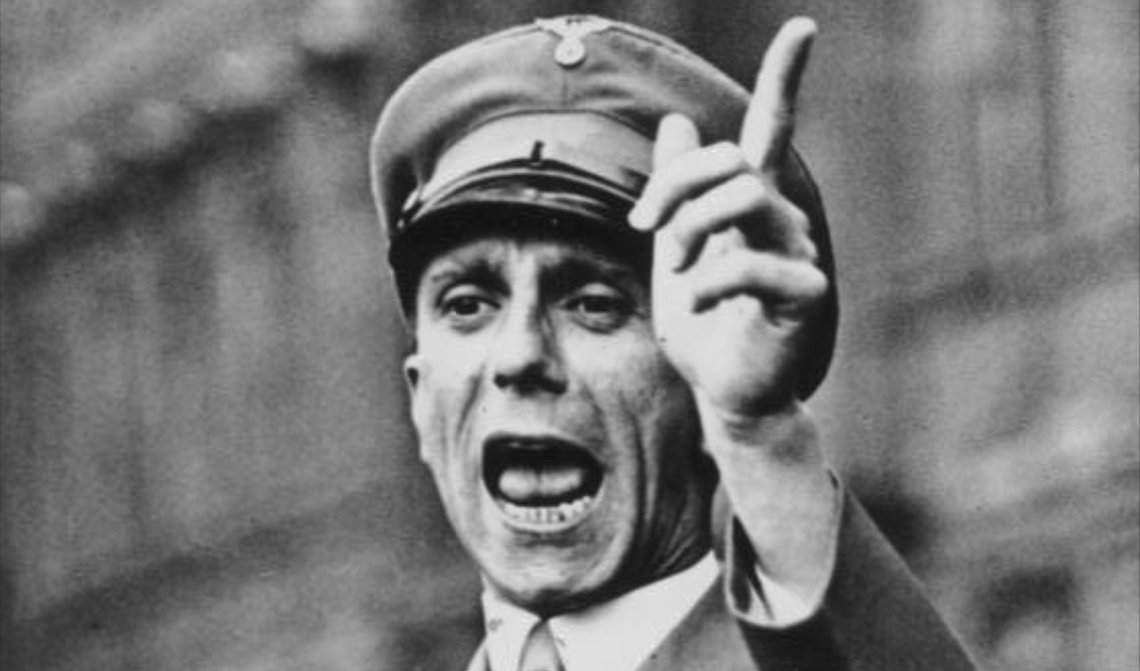 Joseph Goebbels. Foto: Georg Pahl / Bundesarchiv via Wikimedia Commons (cc by-sa 3.0). Joseph Goebbels. Foto: Georg Pahl / Bundesarchiv via Wikimedia Commons (cc by-sa 3.0).