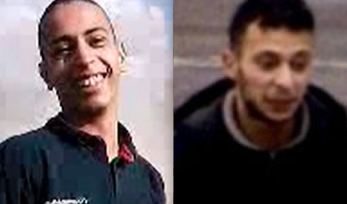 T.v. Momahed Merah. Stillbilde: France 2 / YouTube. T.h. Salah Abdeslam. Stillbilde: BBC / Wikimedia. T.v. Momahed Merah. Stillbilde: France 2 / YouTube. T.h. Salah Abdeslam. Stillbilde: BBC / Wikimedia.