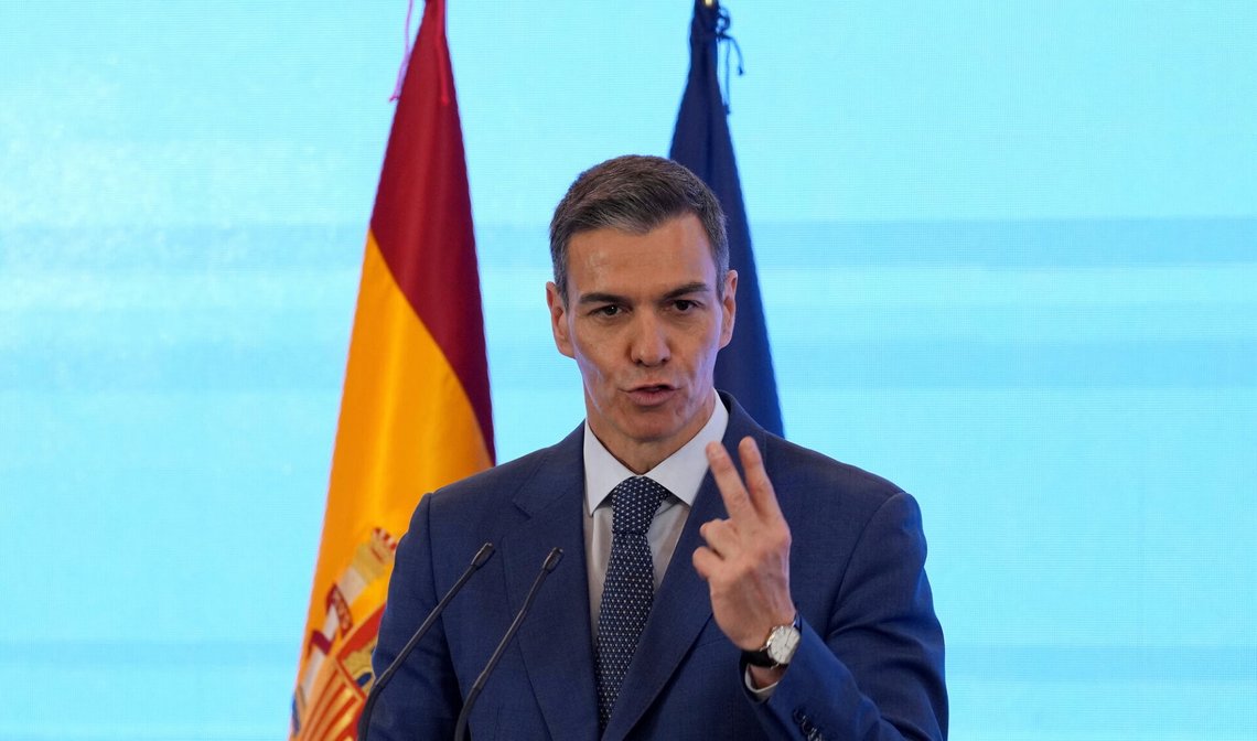 Pedro Sánchez. Foto: Ng Han Guan / AP / NTB. Pedro Sánchez. Foto: Ng Han Guan / AP / NTB.