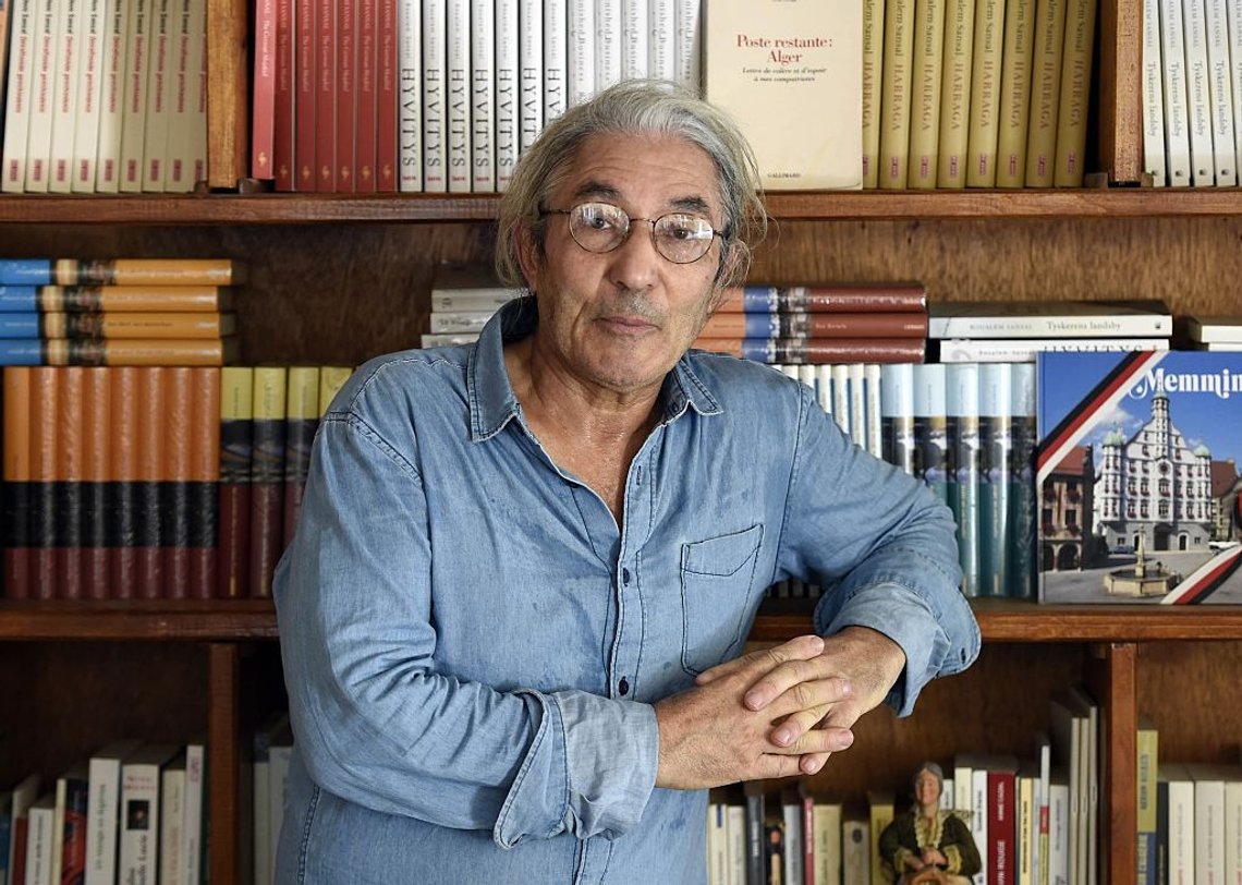 TO GO WITH AFP STORY BY AMER OUALI
Algerian writer Sansal Boualem poses on August 17, 2015 during an interview with AFP at his home in Boumerdes, some 50 kms east of Algiers. Sansal's latest book titled "2084" was inspired by Georges Orwell's "1984" and will be released in September. AFP PHOTO / FAROUK BATICHE (Photo credit should read FAROUK BATICHE/AFP via Getty Images) TO GO WITH AFP STORY BY AMER OUALI
Algerian writer Sansal Boualem poses on August 17, 2015 during an interview with AFP at his home in Boumerdes, some 50 kms east of Algiers. Sansal's latest book titled "2084" was inspired by Georges Orwell's "1984" and will be released in September. AFP PHOTO / FAROUK BATICHE (Photo credit should read FAROUK BATICHE/AFP via Getty Images)