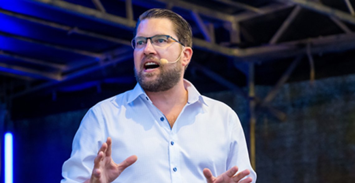 Jimmie Åkesson (SD)
Foto: Roger Sahlström Jimmie Åkesson (SD)
Foto: Roger Sahlström
