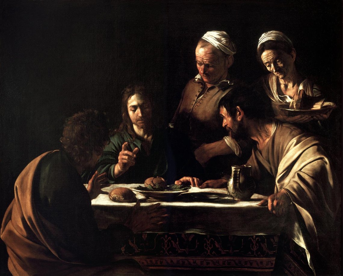 Caravaggio Supper at Emmaus (1609) Caravaggio Supper at Emmaus (1609)