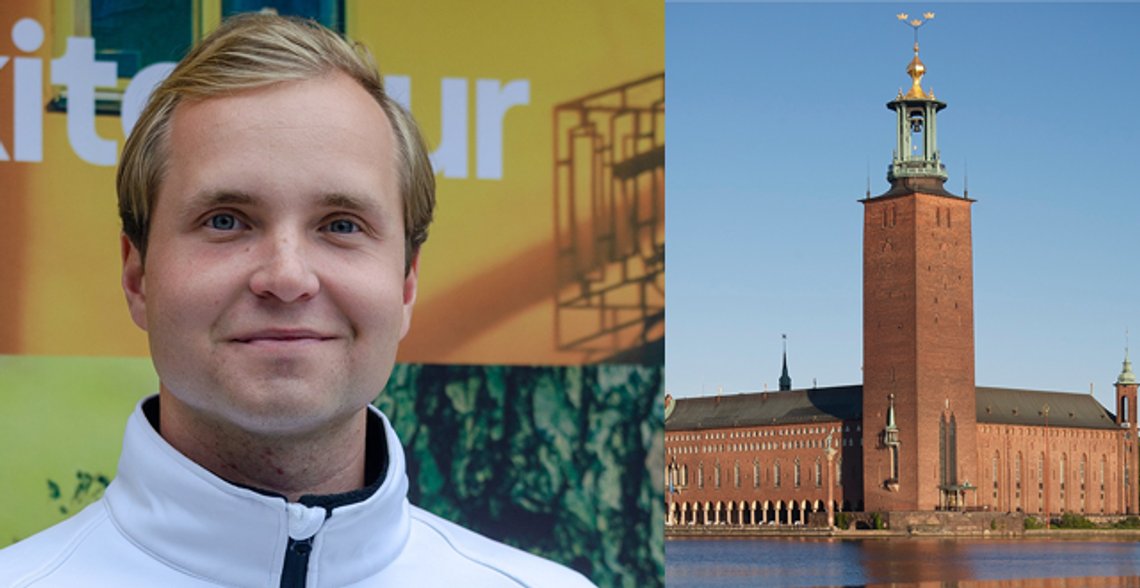 Gabriel Kroon, Sverigedemokraternas gruppledare i Stockholm Gabriel Kroon, Sverigedemokraternas gruppledare i Stockholm