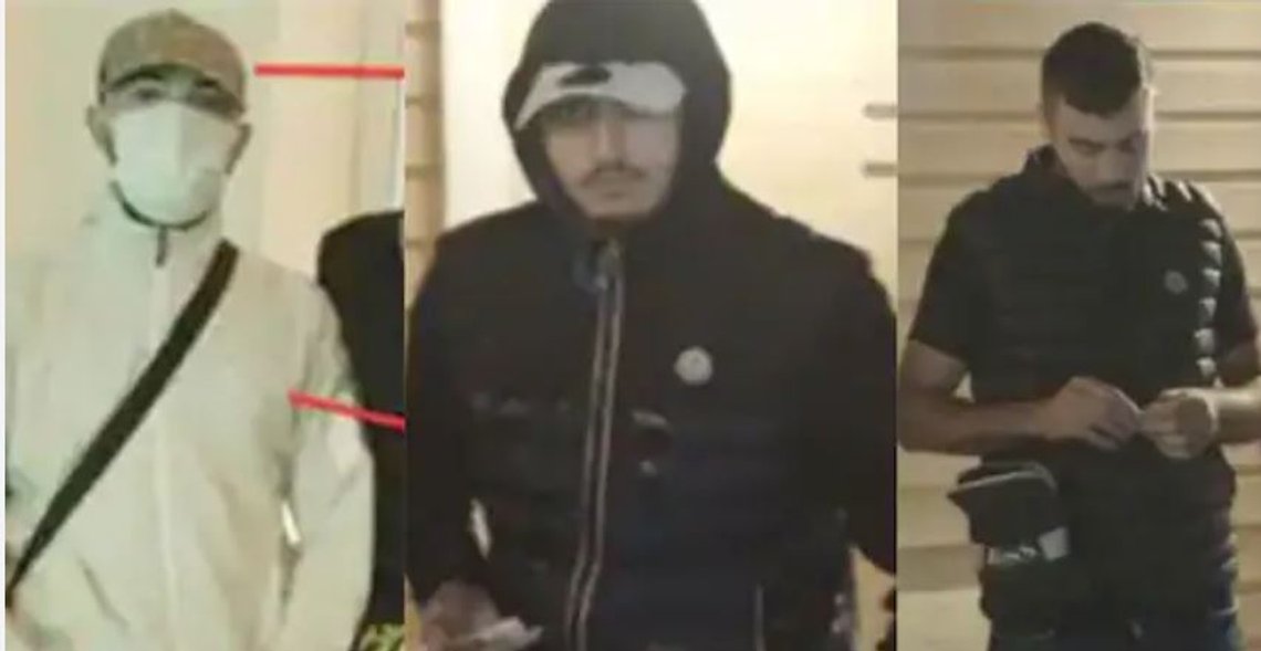 De tre häktade männen som nu åtalats för mordet på Adriana. De tre häktade männen som nu åtalats för mordet på Adriana.