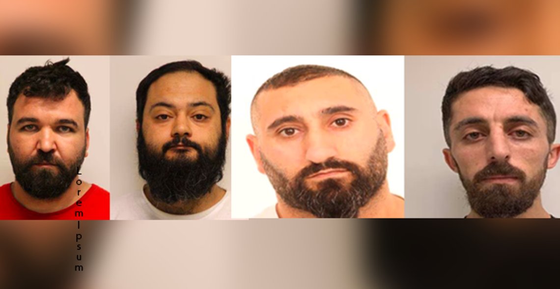 Ömer Can, 34, och Adüssamet Yildiz, 35. Cahit Acar, 35, och Rukan Öz, 30.
Foto: Polisen Ömer Can, 34, och Adüssamet Yildiz, 35. Cahit Acar, 35, och Rukan Öz, 30.
Foto: Polisen
