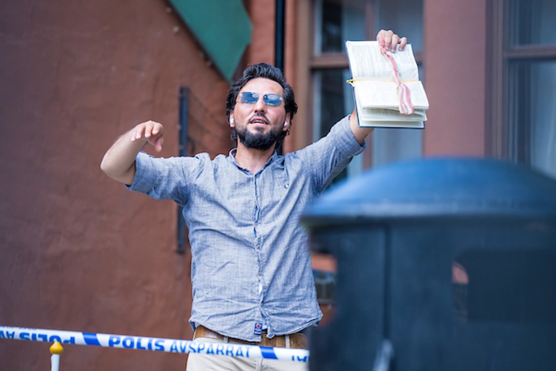 STOCKHOLM, SWEDEN - JUNI 28: Salwan Momika,
Photo by PELLE T NILSSON/Swedish Press Agency STOCKHOLM, SWEDEN - JUNI 28: Salwan Momika,
Photo by PELLE T NILSSON/Swedish Press Agency