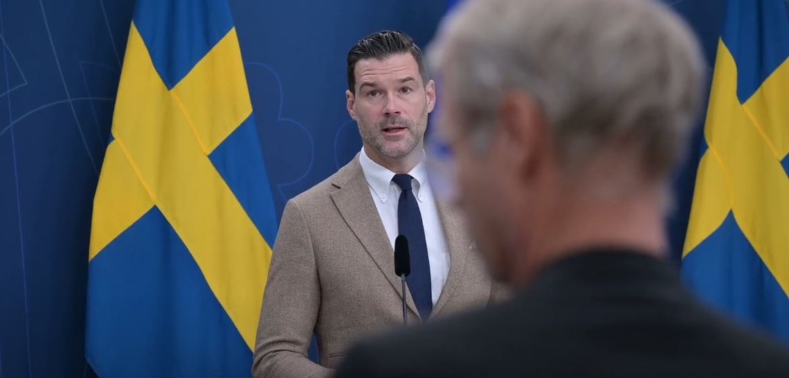 Johan Forssell (M), biståndsminister
Foto: Roger Sahlström Johan Forssell (M), biståndsminister
Foto: Roger Sahlström