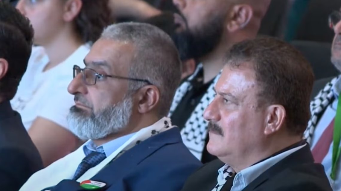 Amin Abu Rashid och Jamal El-Haj. Amin Abu Rashid och Jamal El-Haj.