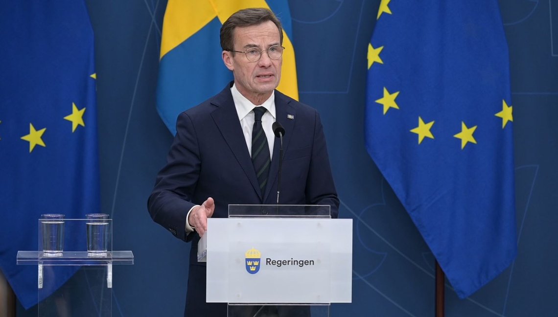 Statsminister Ulf Kristersson (M)
Foto: Roger Sahlström Statsminister Ulf Kristersson (M)
Foto: Roger Sahlström