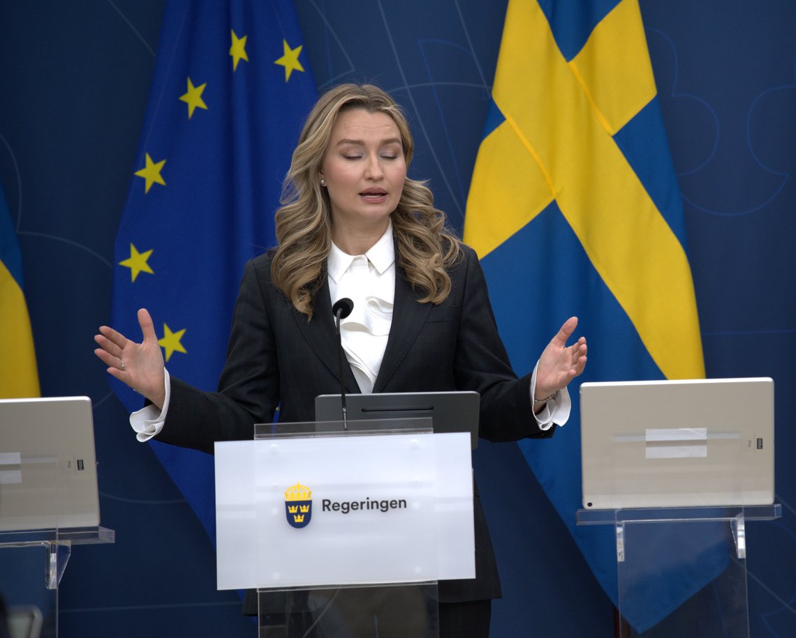 Ebba Busch (KD) Energi- och näringsminister
Foto: Roger Sahlström Ebba Busch (KD) Energi- och näringsminister
Foto: Roger Sahlström