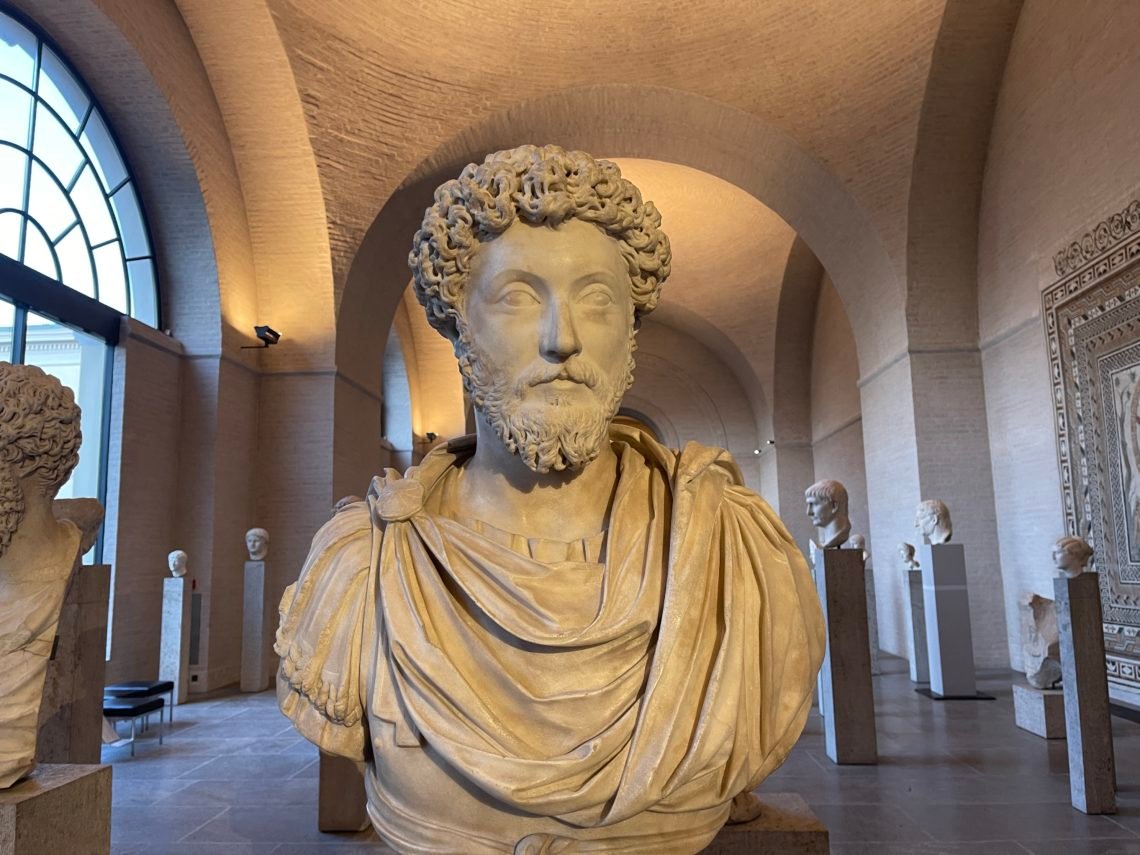 Kejsaren Markus Aurelius, Glyptoteket München. Foto: Document Kejsaren Markus Aurelius, Glyptoteket München. Foto: Document