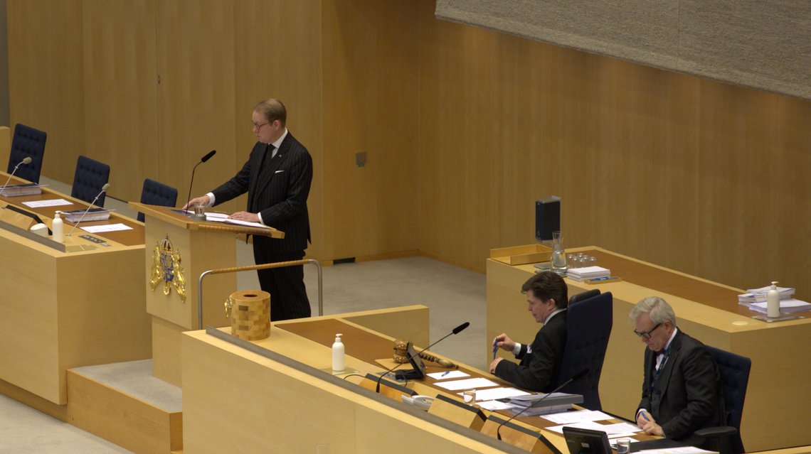 Utrikesminister Tobias Billström (M)
Foto: Roger Sahlström Utrikesminister Tobias Billström (M)
Foto: Roger Sahlström