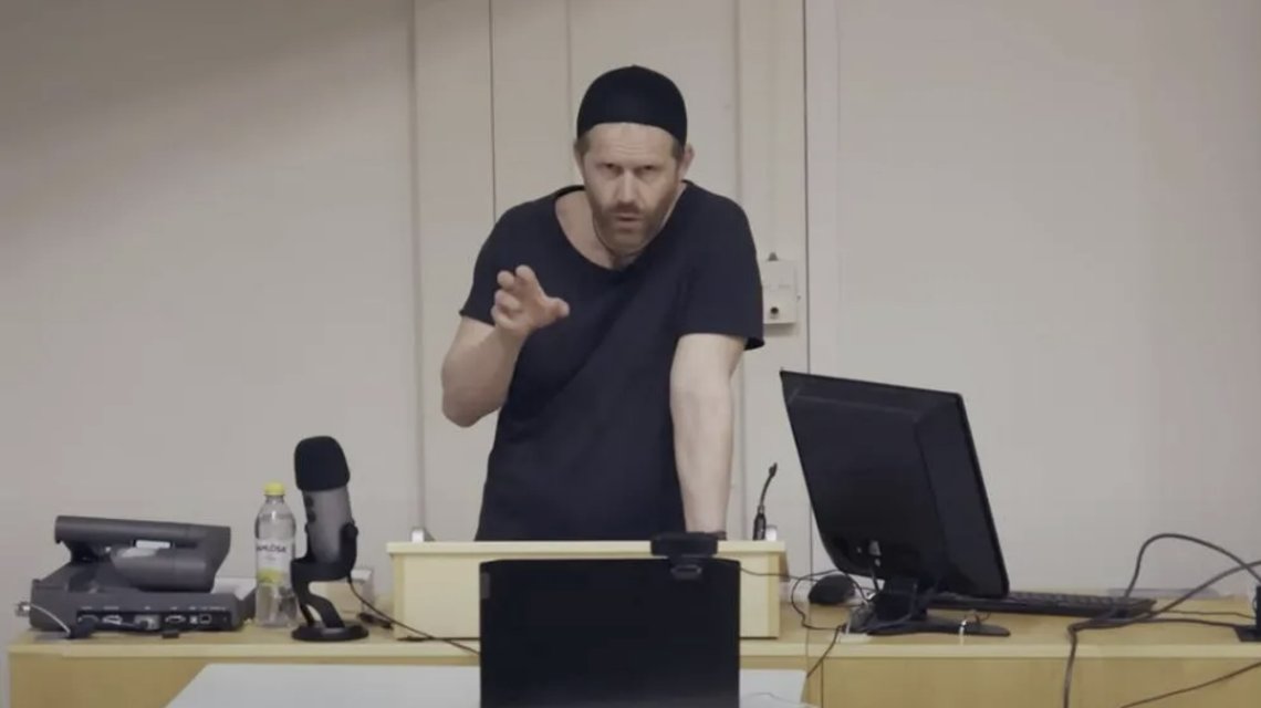 Andreas Malm. Foto: Skärmdump YouTube Andreas Malm. Foto: Skärmdump YouTube