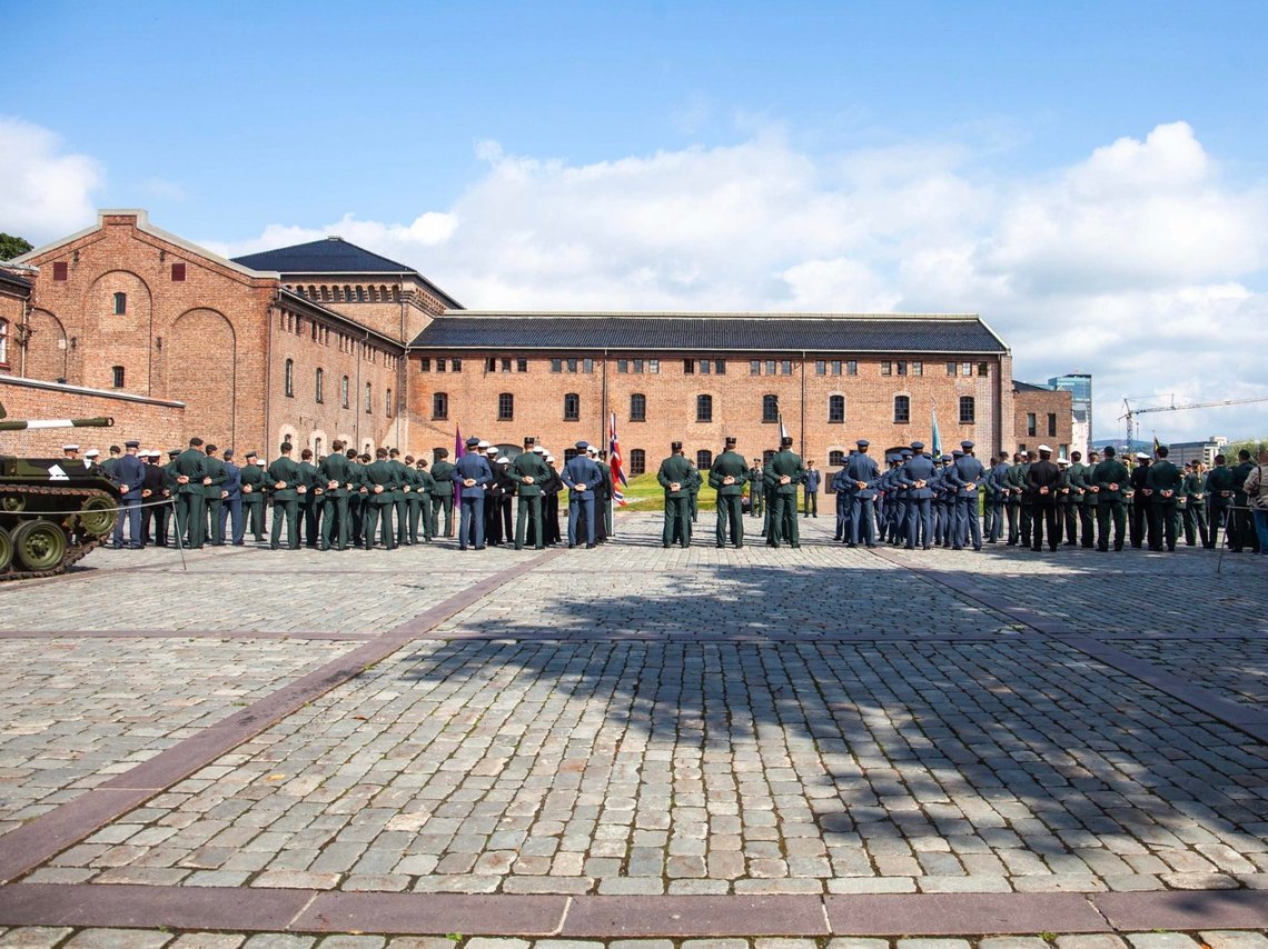 Norska Forsvarets Høgskole håller kurser vid Akershus fästning i Oslo. Foto: Forsvarets Høgskole / Facebook. Norska Forsvarets Høgskole håller kurser vid Akershus fästning i Oslo. Foto: Forsvarets Høgskole / Facebook.