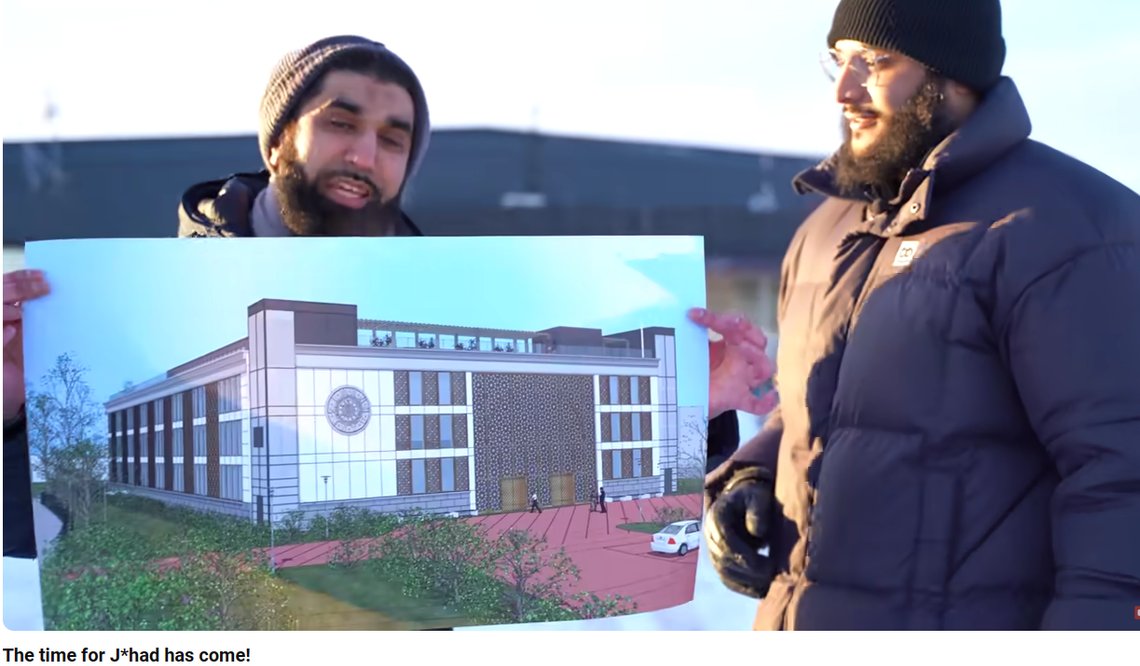 Foto: Skärmdump video YouTube: Muhammad Hijabs YouTube video "The time for J*had has come!" Foto: Skärmdump video YouTube: Muhammad Hijabs YouTube video "The time for J*had has come!"