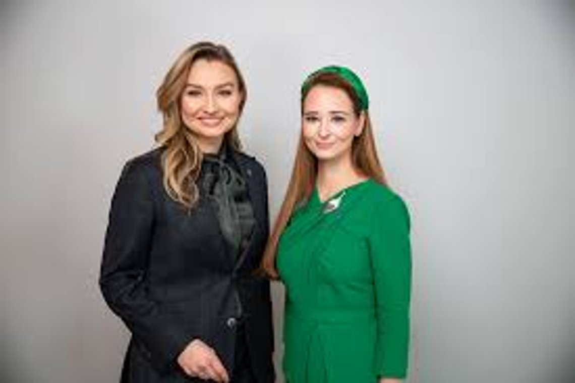 Ebba Busch (KD) och Alice Teodorescu Ebba Busch (KD) och Alice Teodorescu