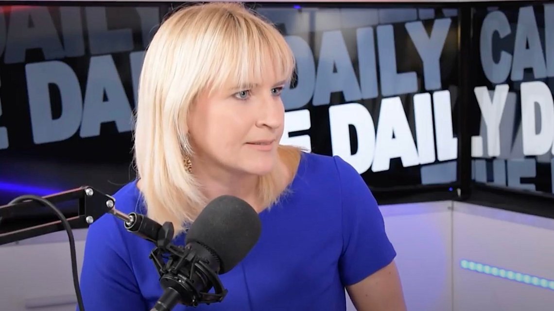Liz Harrington. Foto: Skärmdump video Daily Caller / YouTube Liz Harrington. Foto: Skärmdump video Daily Caller / YouTube