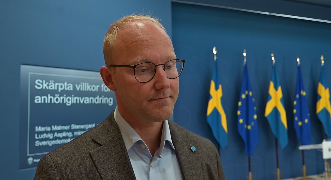 Sverigedemokraternas migrationspolitiske talesperson, Ludvig Aspling.
Foto: Roger Sahlström Sverigedemokraternas migrationspolitiske talesperson, Ludvig Aspling.
Foto: Roger Sahlström