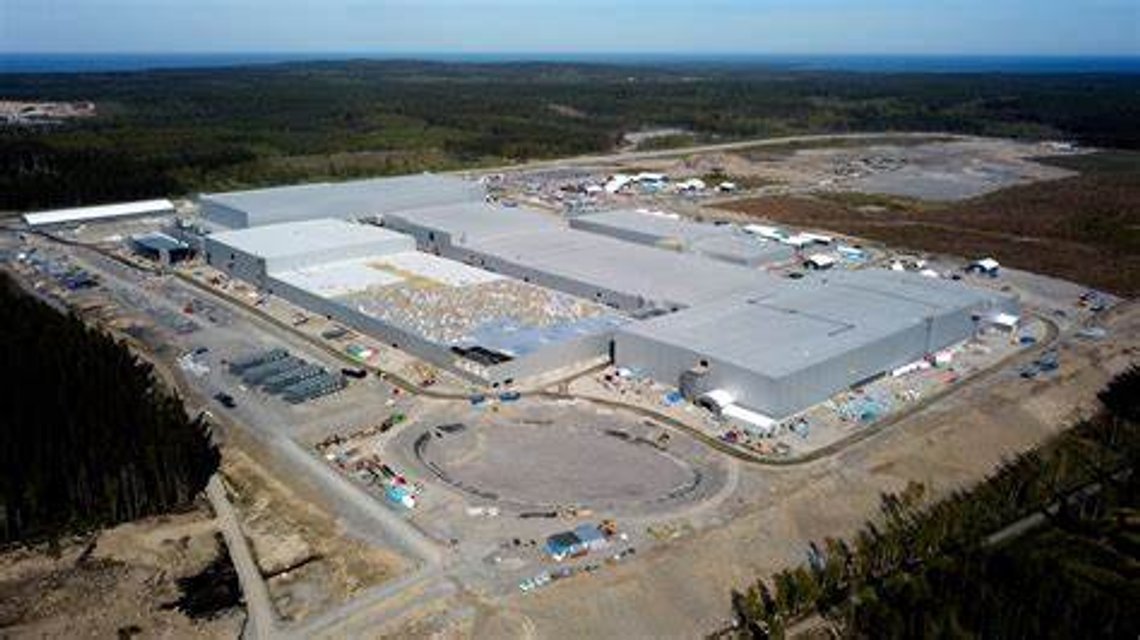 Anläggningen Northvolt i Skellefteå pausas. Foto: Northvolt pressbild Anläggningen Northvolt i Skellefteå pausas. Foto: Northvolt pressbild