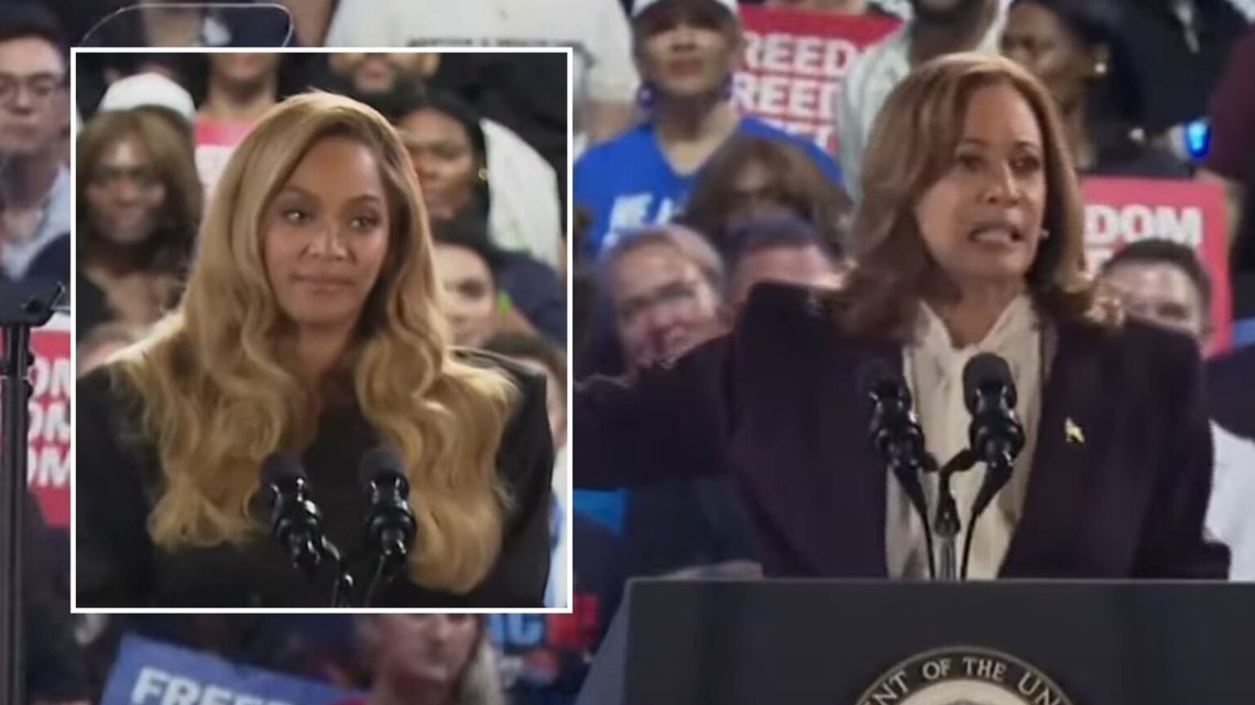 Superstjärnan Beyoncé skulle hjälpa Kamala Harris i Texas, men det är oklart om det var till hjälp när deltagarna strömmade ur evenemanget när hon inte uppträdde. Foto: Stillbild från evenemanget Superstjärnan Beyoncé skulle hjälpa Kamala Harris i Texas, men det är oklart om det var till hjälp när deltagarna strömmade ur evenemanget när hon inte uppträdde. Foto: Stillbild från evenemanget