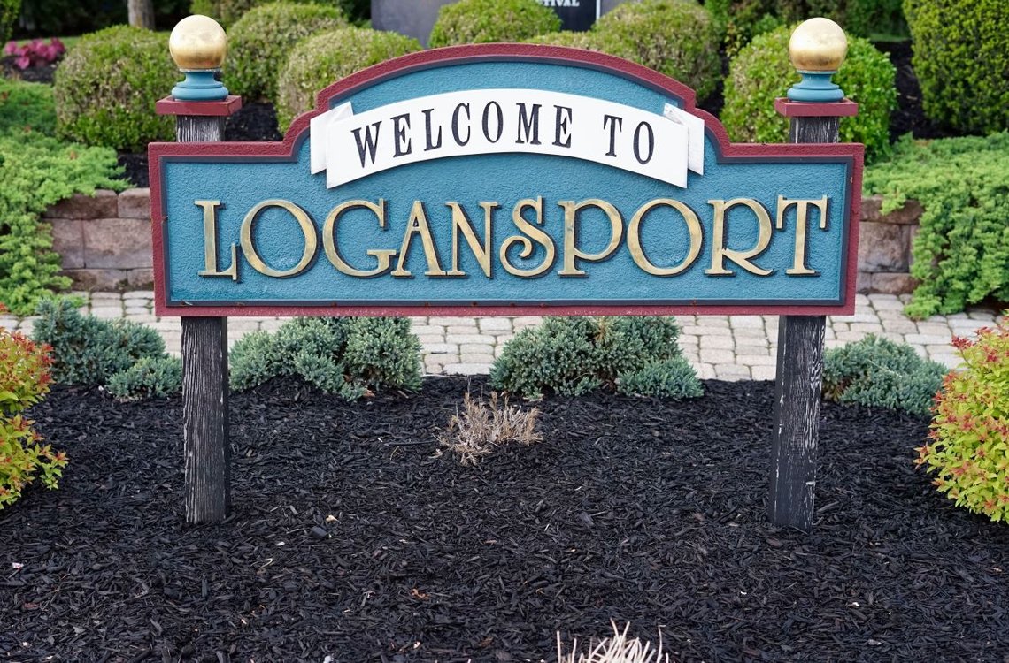Välkomstskylt för Logansport i Indiana. Foto: Jerald LaOrange / Shutterstock Välkomstskylt för Logansport i Indiana. Foto: Jerald LaOrange / Shutterstock