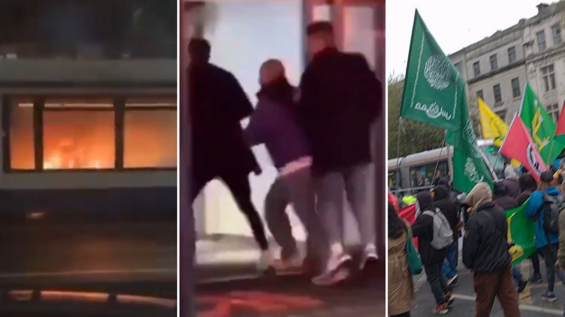 Flera videor har cirkulerat på sociala medier om attacker av muslimer mot judar i Amsterdam. Foto: X Flera videor har cirkulerat på sociala medier om attacker av muslimer mot judar i Amsterdam. Foto: X