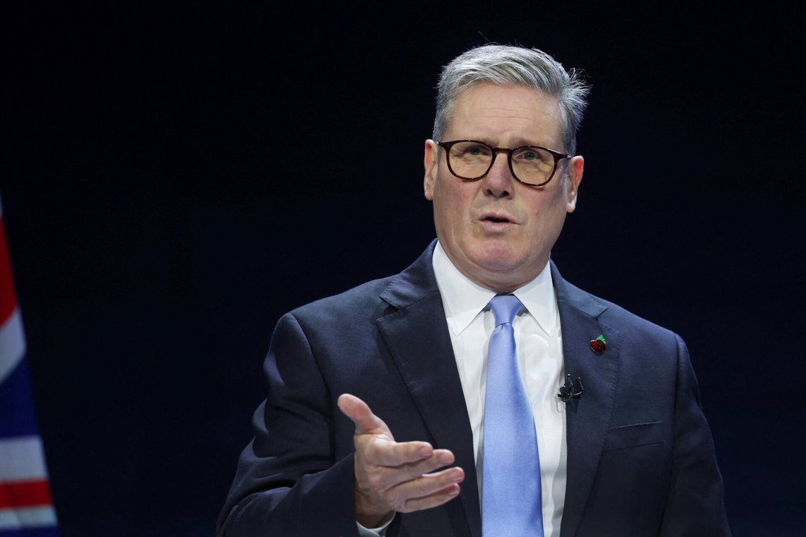 Den brittiske premiärministern Keir Starmer inser att den ekonomiska tillväxten närmar sig en bottennotering. Foto: AP / NTB Den brittiske premiärministern Keir Starmer inser att den ekonomiska tillväxten närmar sig en bottennotering. Foto: AP / NTB