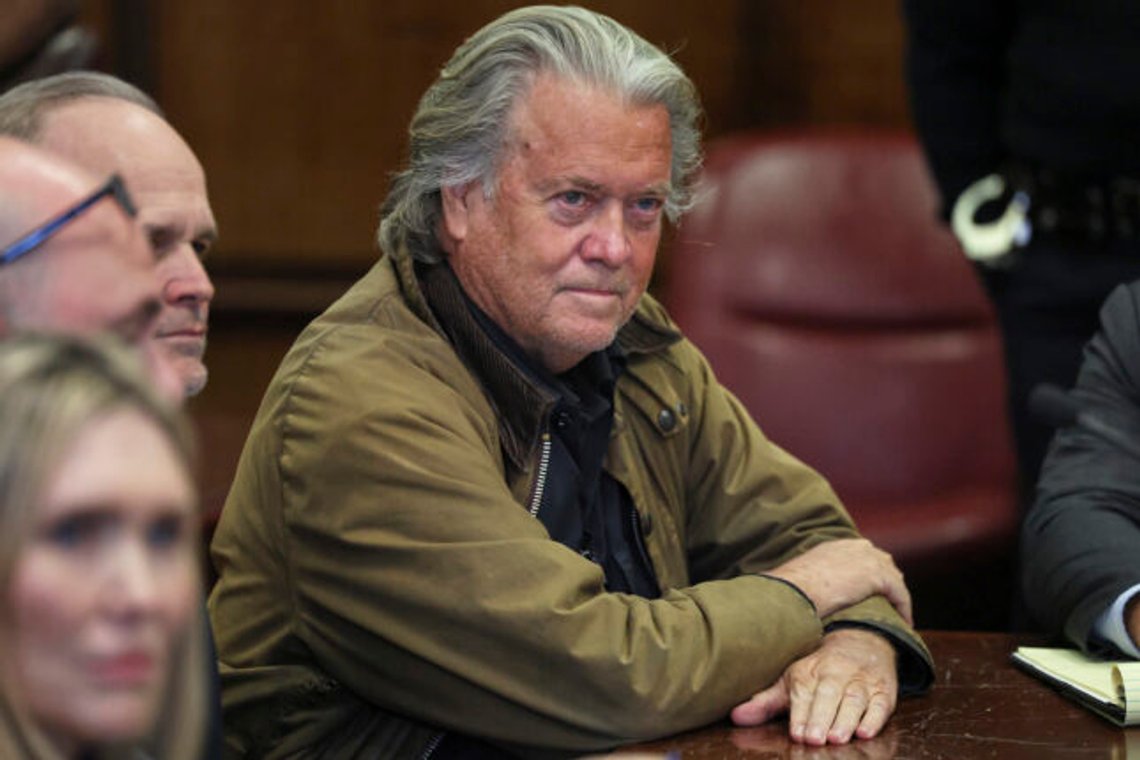 Steve Bannon är tillbaka efter fyra månader i fängelse.
Foto: Yuki Iwamura / AP Photo Steve Bannon är tillbaka efter fyra månader i fängelse.
Foto: Yuki Iwamura / AP Photo