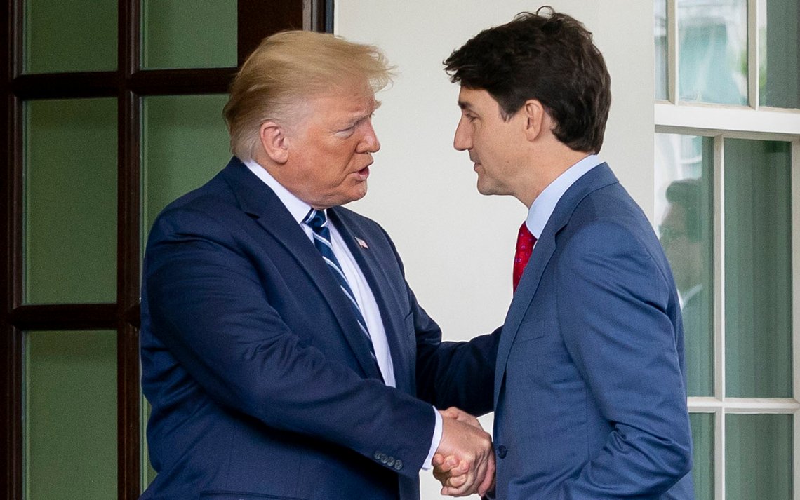Trump har något att berätta för den godaste Justin Pierre. Foto: Vita huset, Wikimedia Commons Trump har något att berätta för den godaste Justin Pierre. Foto: Vita huset, Wikimedia Commons