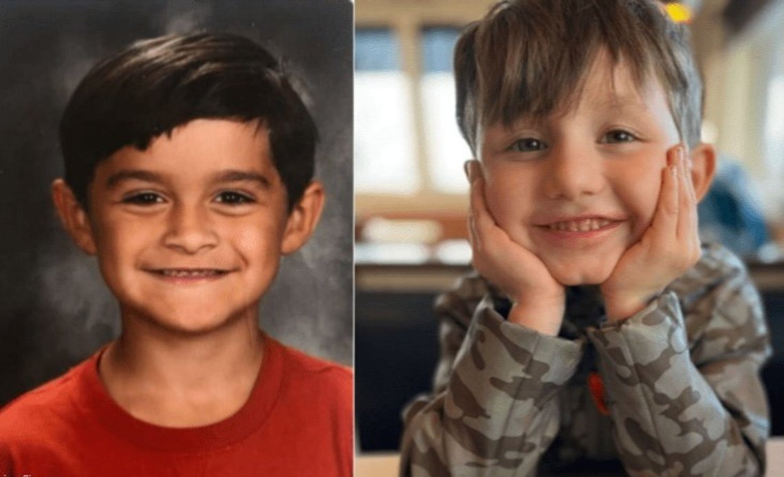 Roman Mendez, 6, och Elias Wolford, 5, skadades svårt. Foto: : Butte County Sherriff Roman Mendez, 6, och Elias Wolford, 5, skadades svårt. Foto: : Butte County Sherriff