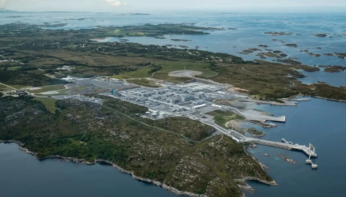 Nyhamna. Foto: Norske Shell Nyhamna. Foto: Norske Shell