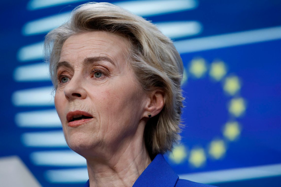 EU, med kommissionens ordförande Ursula von der Leyen i spetsen, har i månader förberett sig för ett eventuellt handelskrig med Trump. Många européer tvivlar på att von der Leyen har mycket att erbjuda. Foto: AP/NTB EU, med kommissionens ordförande Ursula von der Leyen i spetsen, har i månader förberett sig för ett eventuellt handelskrig med Trump. Många européer tvivlar på att von der Leyen har mycket att erbjuda. Foto: AP/NTB