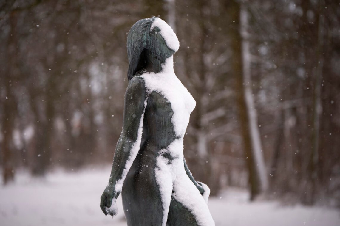 Kraftigt snöfall drabbar Randersområdet på Jylland, onsdagen den 17 januari 2024. Foto: Bo Amstrup / Ritzau Scanpix / NTB, Kraftigt snöfall drabbar Randersområdet på Jylland, onsdagen den 17 januari 2024. Foto: Bo Amstrup / Ritzau Scanpix / NTB,