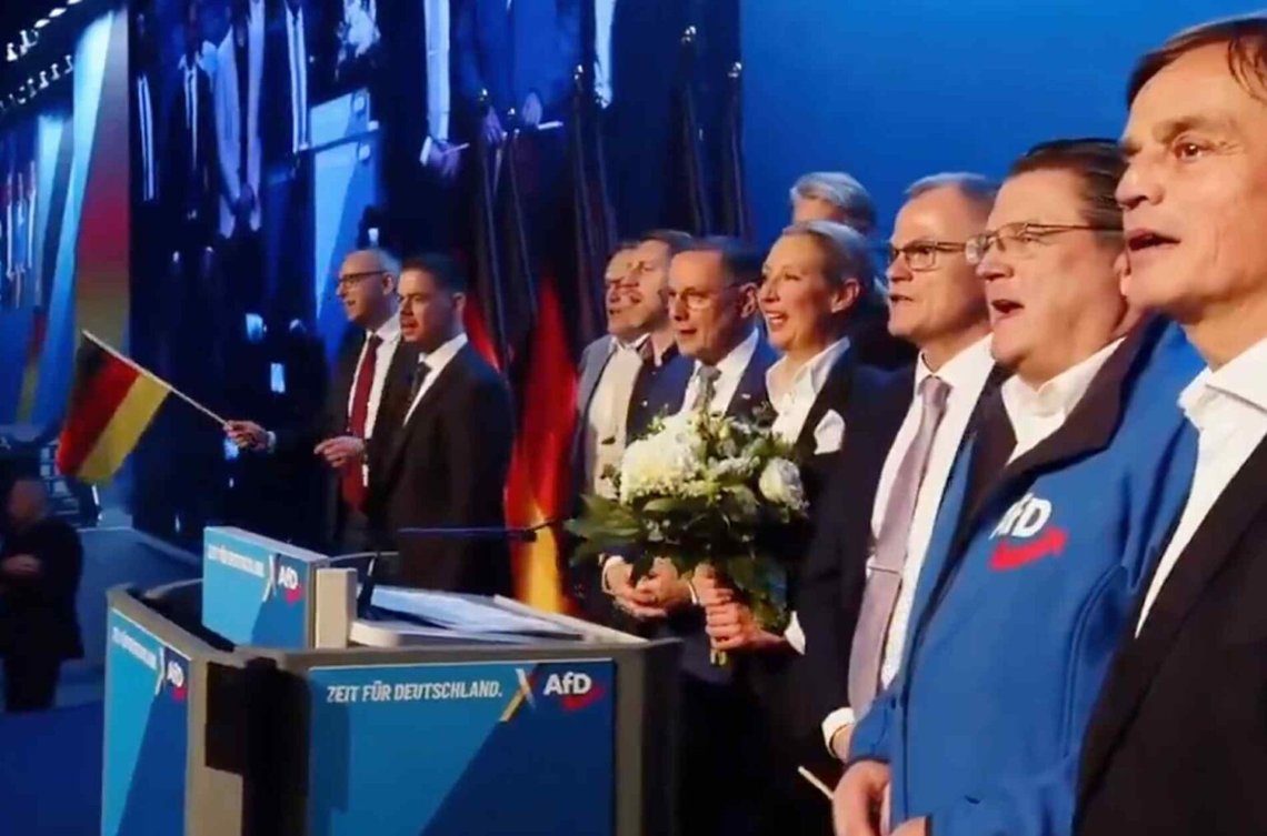 Det var bra stämning bland AfD inför dagens val, men det växande stödet räckte inte. Det var bra stämning bland AfD inför dagens val, men det växande stödet räckte inte.
